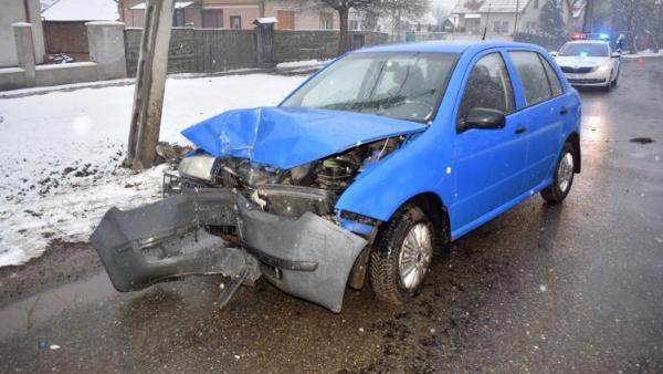 Baleset Szeghalmon, 2019.01.20.-án. Fotó: police.hu