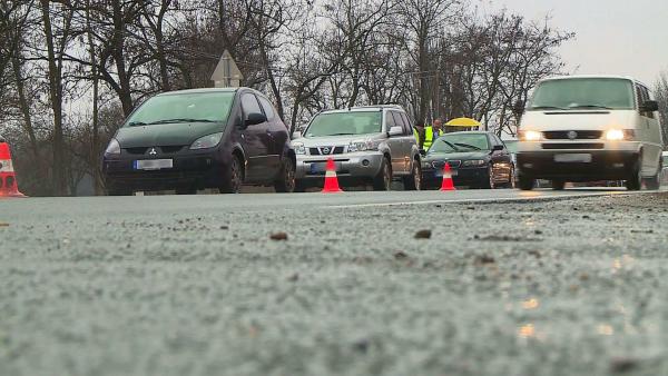 Forgalomlassító tiltakozás. Fotó: behir.hu