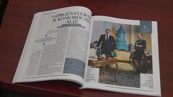 Az év 50 legbefolyásosabb személye a magyar turizmusban című kiadványban szerepel Dr. Görgényi Ernő polgármester és Komoróczki Aliz a turisztikai cég vezetője is.
Fotó: Ujházi György