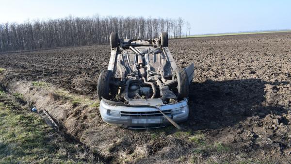Baleset Dombiratoson. Fotó: police.hu