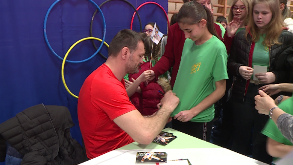 Óriási érdeklődés övezte az olimpiai bajnokot
Kép: Kovács Dénes