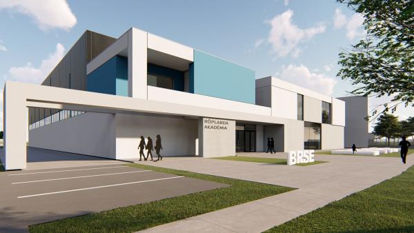 A tervek szerint így néz majd ki a Röplabda Akadémia munkacsarnoka. 