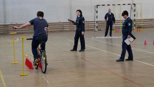 Mezőhegyesen versenyeztek a diákok. Fotó: police.hu