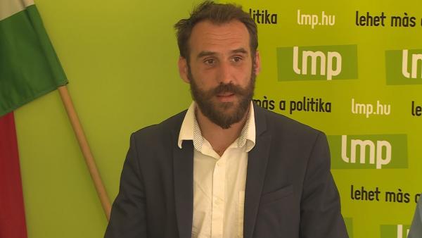 Vágó Gábor, az LMP EP lista vezetője (Fotó: Kugyelka Attila)