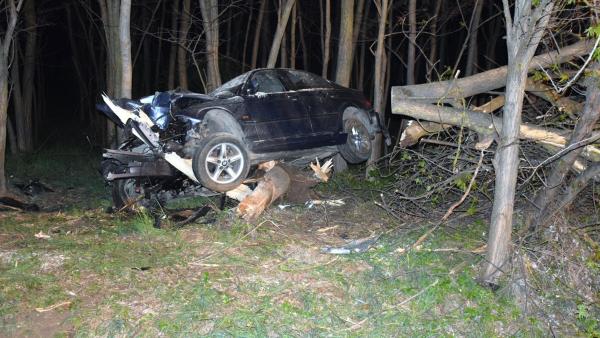 A sarkadi baleset. Fotó: police.hu