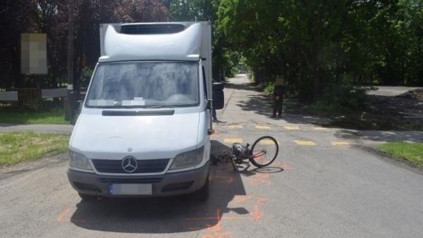 Baleset Szarvason, 2019. 05. 21.-én. Fotó: police.hu