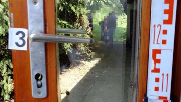 Betörés Csorváson. Fotó: police.hu