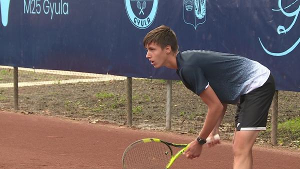 Marozsán Fábián (a képen) és Borsos Gábor nagy csatában győzött 2019-ben a párosok között (Korábbi fotó: Ujházi György)