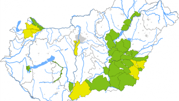 Belvízvédelmi készültségek az országban. Fotó: Országos Vízügyi Főigazgatóság