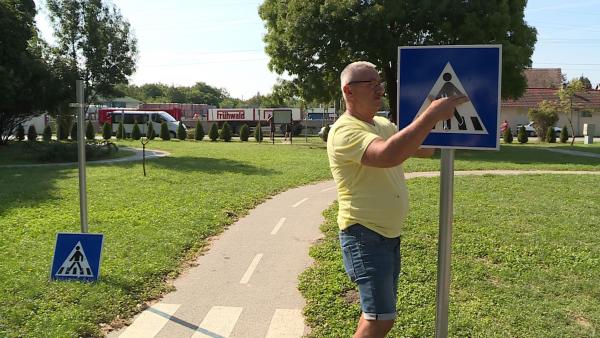 Jaminai KRESZ- park helyreállítása Fotó: Ujházi György