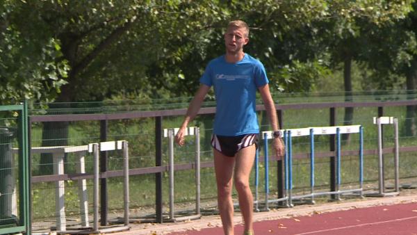 Gregor László két versenyszámban is aranyérmet szeretne szerezni a 124. Atlétikai Magyar Bajnokságon. Fotó: Kugyelka Attila