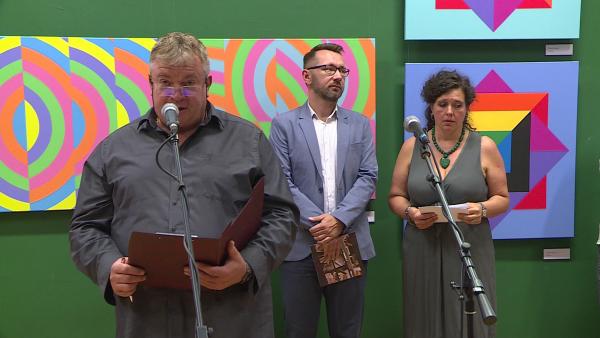 Megnyitották a 15. Békéscsabai Nemzetközi Művésztelep zárókiállítását Fotó: Tóth Áron