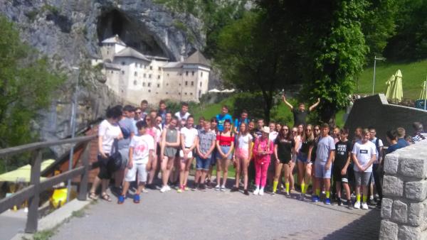 Jankays diákok Szlovéniában jártak, tanulmányi kiránduláson.