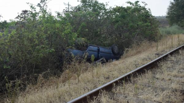 Baleset Kardoskútnál 2019.08.21.-én. Fotó: police.hu