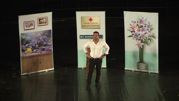 Csányi Sándor önálló estje Szarvason Fotó: Tóth Áron