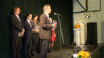 Békés Megyei Príma Díjas a Bárka szerkesztősége (fotó: VOSZ)