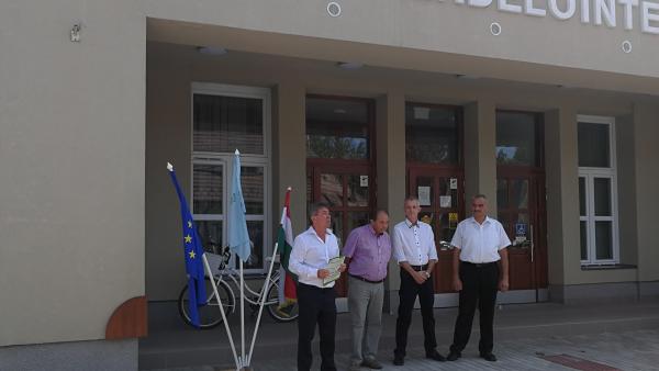 Takács Péter, dr. Árus Tibor, dr. Kónya Tamás, Majernik László (Fotó: Sipos Gábor)