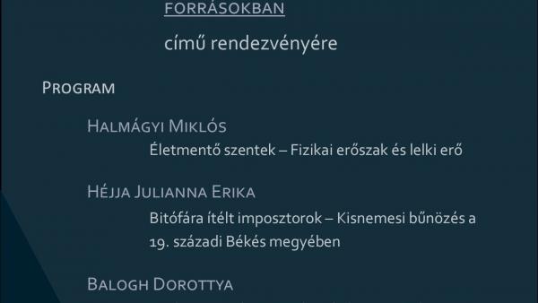 BM Levéltár programja a Kutatók Éjszakáján
