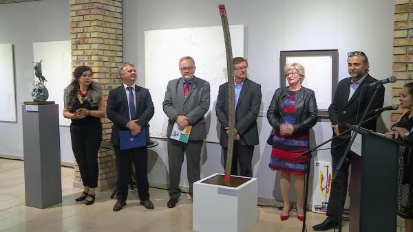 Megnyílt a Szünidei üdvözlet című kiállítás a Munkácsy múzeumban. Fotó: 7.TV/M.Cs.