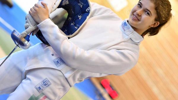 Petri Renáta mosolygós lehet a spliti viadal után (Fotó: Magyar Vívó Szövetség)