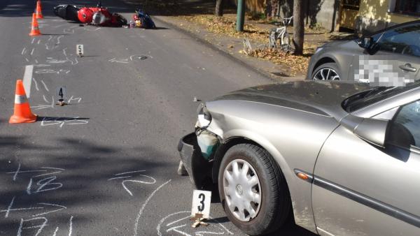A békési baleset (fotó: police.hu)