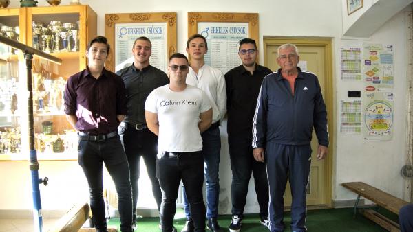 A nehézatléták két bronzérmet szereztek (a képről hiányzik Kiss Tamás) fotó: Gyulai Hírlap – Bimbó Lajos