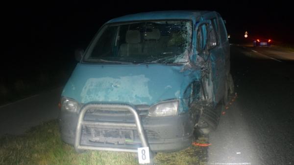 Baleset Körösladánynál, 2019.10.03.-án. Fotó: police.hu