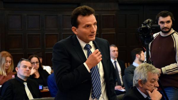 Dr. Szigeti Béla a közgyűlésen (fotó: Such Tamás)