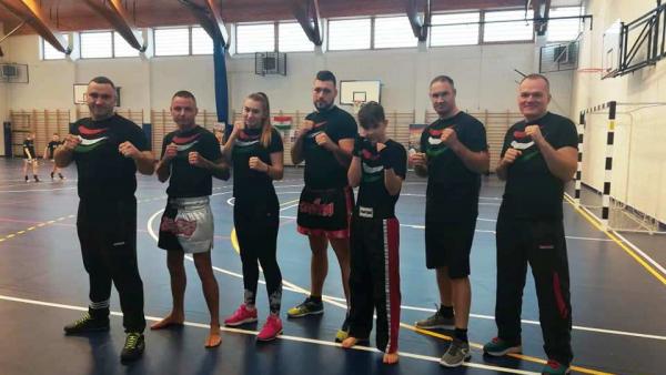 Kabán készültek a csabai harcosok. Fotó: Békés Megyei Harcművész Szövetség