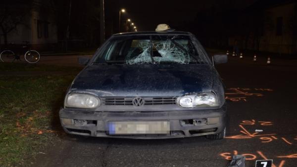 Baleset 2020.01.22.-én. Fotó: police.hu