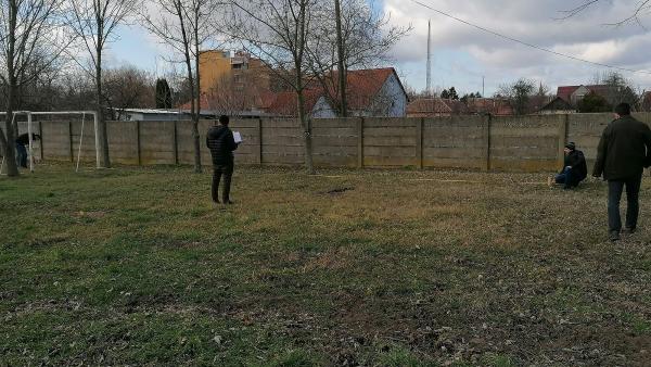 A kivitelező átvette a területet (Fotó: Mezőkovácsháza Város Önkormányzata)