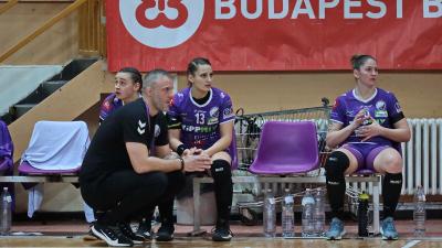 Horváth Roland 2017 novemberétől a 2019/20-as szezon végéig irányította a csabai csapatot (Fotó: Milyó Pál)