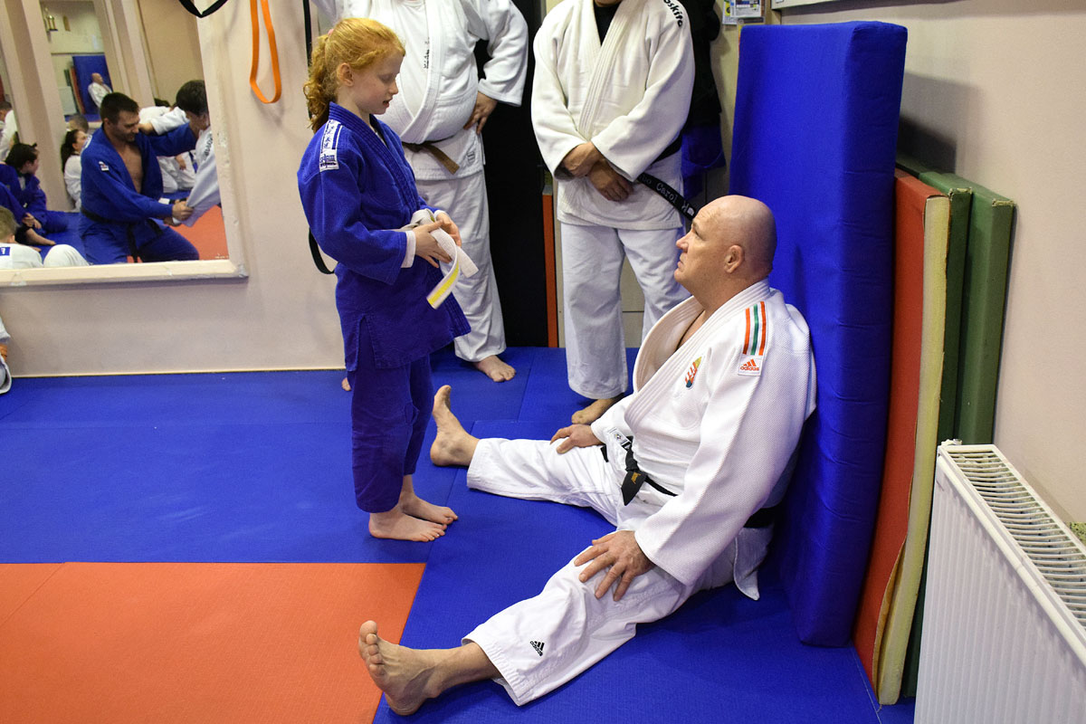 Gyáni János, a BM Kano Judo SE mestere