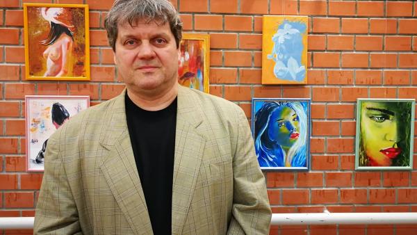 Bartik János munkáiból nyílt kiállítás 2020.02.14.-én. Fotó: behir.hu/Szilágyi Viktória