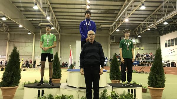 Tóth Zoltán a dobogó legfelsőbb fokán. Fotó: KOPP BAC