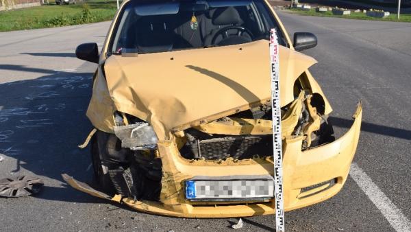 Baleset Dobozon 2019 novemberében. Fotó: police.hu