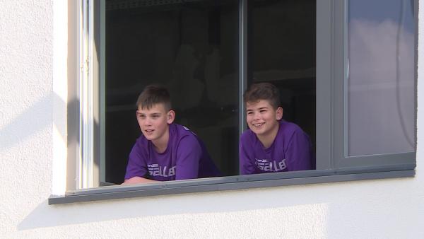 Az Előre utánpótlás játékosai is csatlakoztak a kezdeményezéshez – (Fotó: Kovács Dénes)