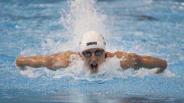 Hosszú Katinka egy korábbi versenyen. Forrás: MTI