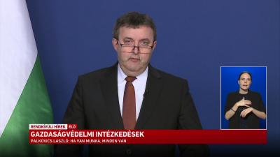 Palkovics László bejelentette a gazdaságvédelmi akcióterv részleteit