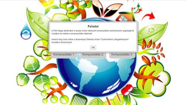 Az egyik komposztálásról szóló feladat  forrás: Körös-Maros Nemzeti Park Igazgatóság
