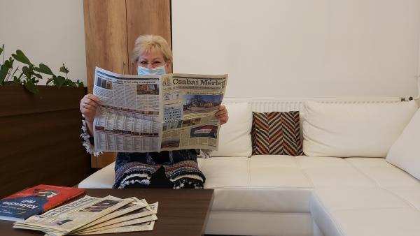 Péter Erika már átlapozta a Csabai Mérleg legfrissebb számát