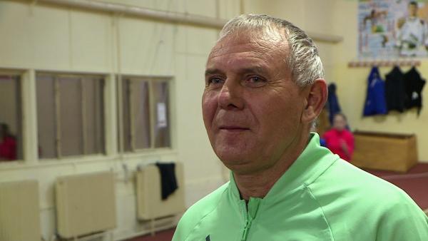 Eperjesi László 2019. decemberében, edzésen. Archív fotó: 7.TV