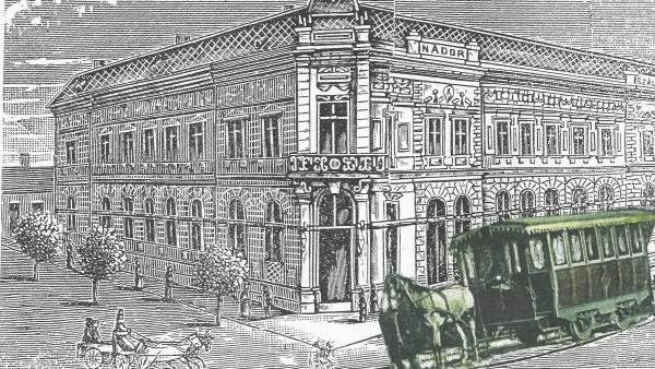 A meg nem valósult lóvonatú vasút - illusztráció