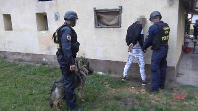 Elfogtak Eleken egy férfit, aki feltételezhetően drogot adott el. Fotó: policce.hu