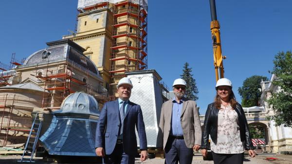 Koordinációs értekezlet a szabadkígyósi Wenckheim-kastély felújítása kapcsán. Fotó:  Kormányhivatal/Lehoczky Péter 