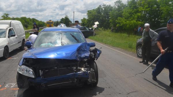 Baleset Békés mellett 2020.06.16.-án. Fotó: police.hu