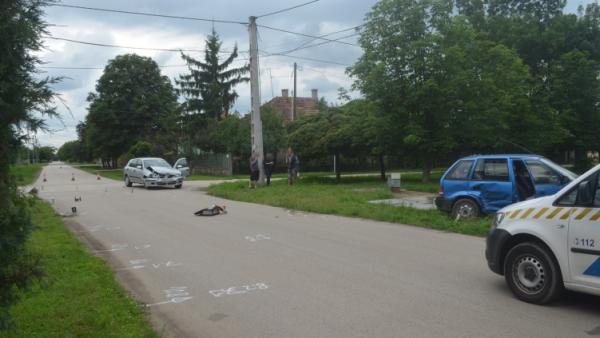 Baleset Békéscsabán 2020.06.20.-án. Forrás: police.hu