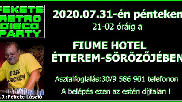 Retro disco a Fiume hotelben