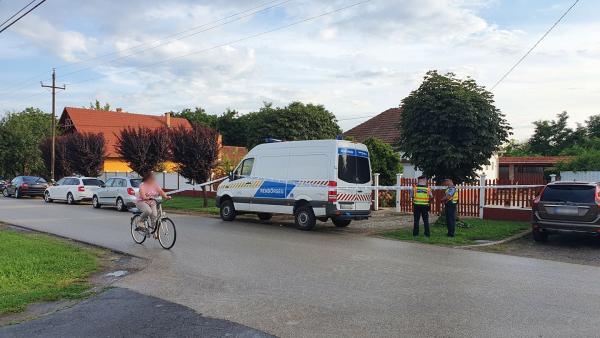 Gyilkosság történt Csorváson 2020.07.16-án. Fotó: behir.hu/Bucsai Ákos