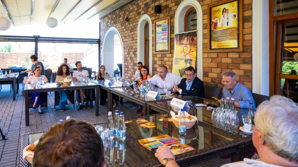 A bejelentésről szóló sajtótájékoztató. Fotó: Babák Zoltán